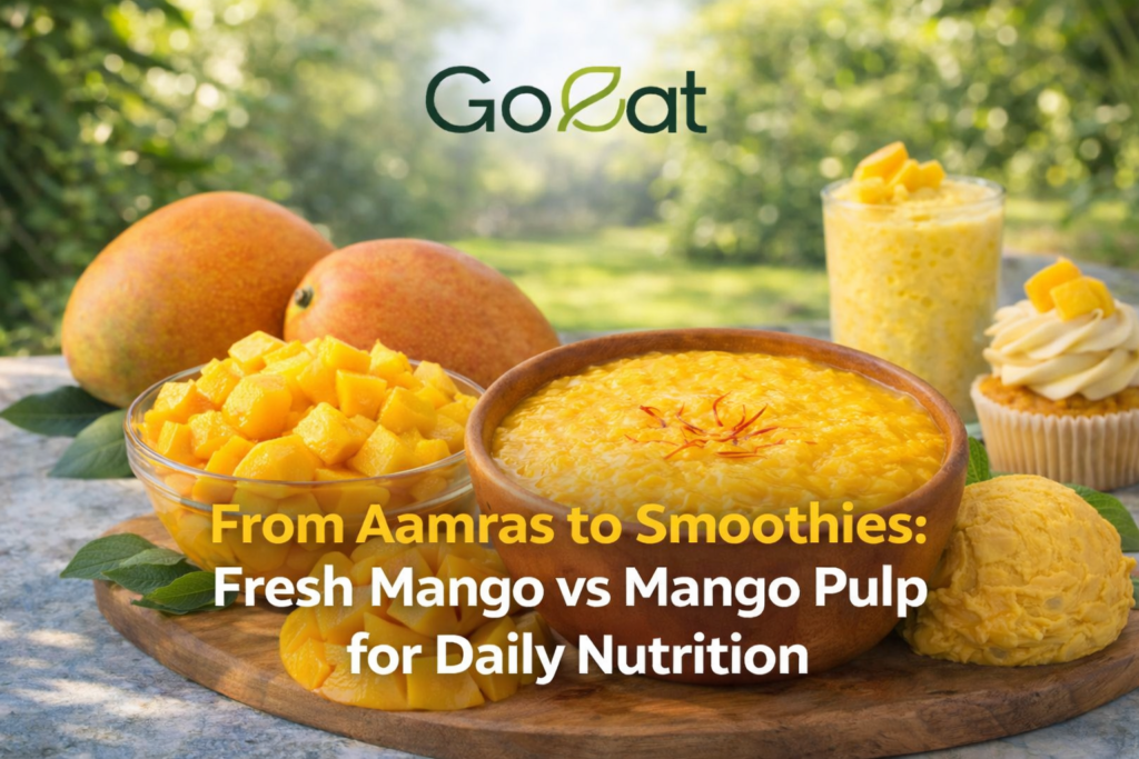 From Aamras to Smoothies: Fresh Mango vs Mango Pulp for Daily Nutrition